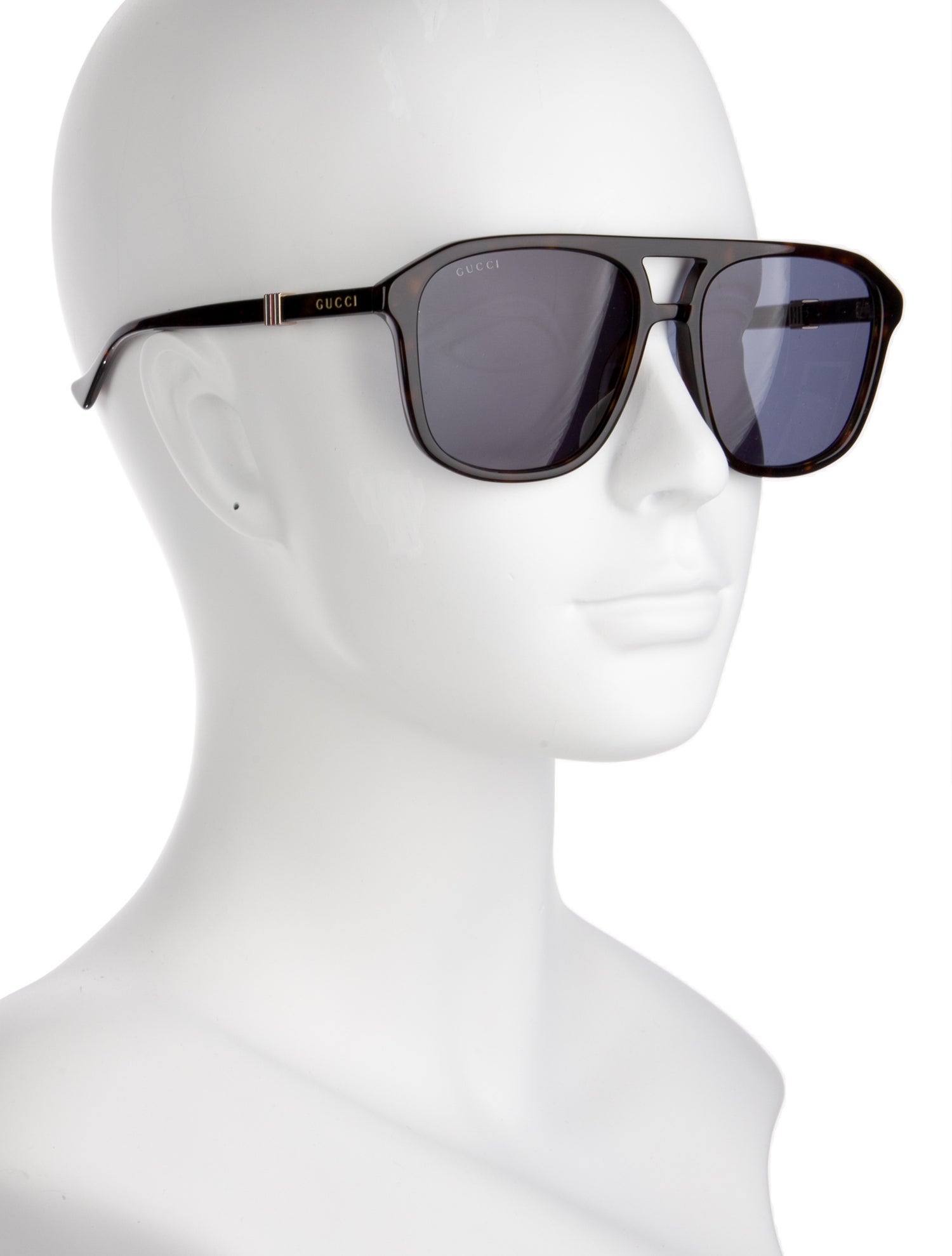 Gucci Web Accent Oversize Sunglasses